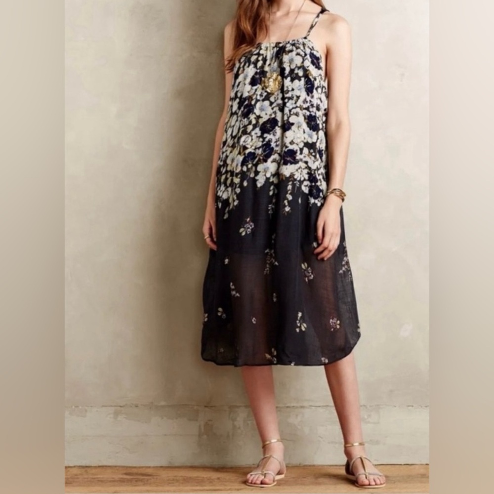 Anthropologie - Lilka Verano Flowy Floral 🪻Midi Dress - XS